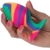 Calexotics Cheeky Large Tie-Dye 3" Silicone Butt Plug