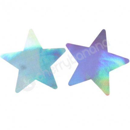 Cherry Banana Intergalactic Laser Shift Star-Shaped Nipple Pasties 2 Pack