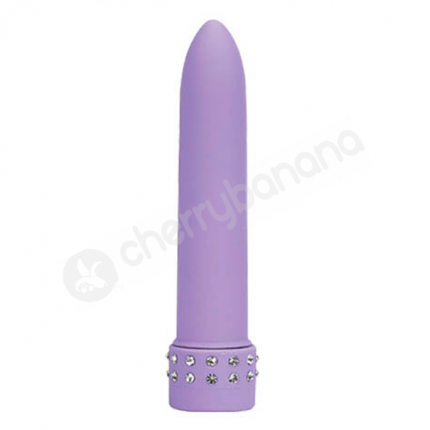 Diamond Silk Lavender 5" Vibrator