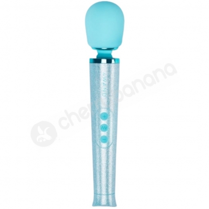 Le Wand Blue Petite Wand Massager All That Glimmers Gift Set 