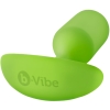 B-Vibe Snug Plug 3 Lime 5.1" Silicone Weighted Wearable Butt Plug