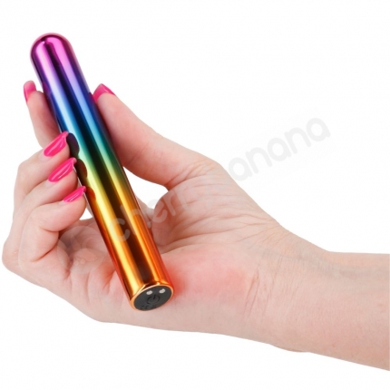 Chroma Rainbow Large Slim Rechargeable Bullet Vibe
