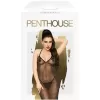 Penthouse Lingerie Black Love On Fire Shimmer Dress With Thong