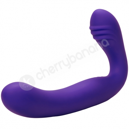 Purple Rechargeable Love Rider Strapless Strap-on