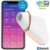 Satisfyer Love Triangle White App Controlled Vibrating Clitoral Stimulator