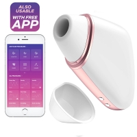 Satisfyer Love Triangle White App Controlled Vibrating Clitoral Stimulator