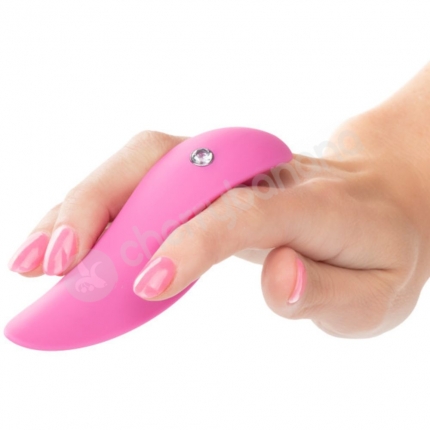 LuvMor Foreplay Contoured Ultra-Plush Silicone Vibe With Zircon Gem LuvMor Foreplay Contoured Ultra-Plush Silicone Vibe With Zircon Gem