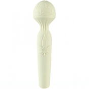 Maia Marlie 420 Massage Wand With Hemp Leaf Design