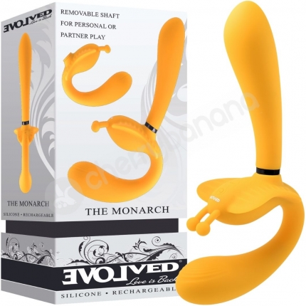 Evolved The Monarch Multi-Use Couples Vibrator With Removable Shaft