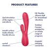 Satisfyer Mono Flex Red App Controlled Rabbit Vibrator