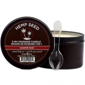 Earthly Body Kashmir Musk Hemp Seed 3-In-1 Massage Candle