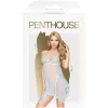 Penthouse Lingerie Blue Naughty Doll Babydoll With Thong