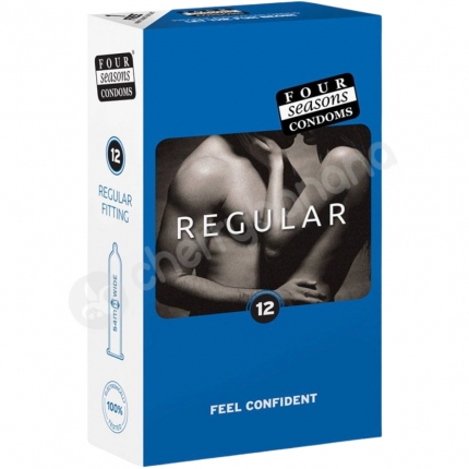 Four Seasons Classic Regular Condoms 12 Pack Four Seasons Classic Regular Condoms 12 Pack