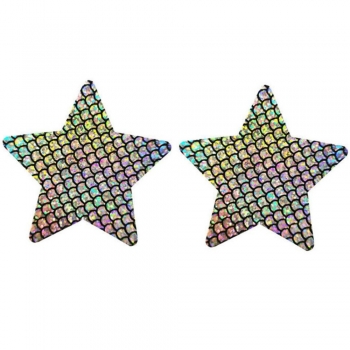 Cherry Banana Magic Mermaid Rainbow Star Nipple Pasties 2 Pack