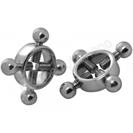 Master Series Rings Of Fire Stainless Steel Nipple Press Set Master Series Rings Of Fire Stainless Steel Nipple Press Set