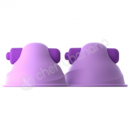 Fantasy For Her Vibrating Nipple Suck-hers Purple Vibrating Nipple Pumps