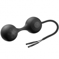 Electrastim Silicone Noir Lula Electro Stimulation Black Kegel Balls