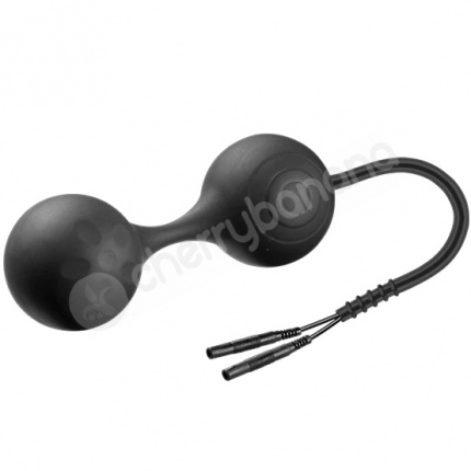 Electrastim Silicone Noir Lula Electro Stimulation Black Kegel Balls Electrastim Silicone Noir Lula Electro Stimulation Black Kegel Balls