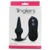 Tinglers II Black Vibrating Butt Plug