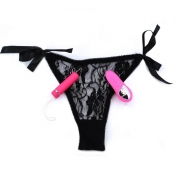 Nu Sensuelle Pleasure Panty Pink Bullet With 2 In 1 Vibrating Remote One Size Fits Most Panties