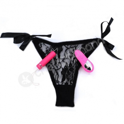 Nu Sensuelle Pleasure Panty Pink Bullet With 2 In 1 Vibrating Remote One Size Fits Most Panties