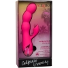 California Dreaming Oceanside Orgasm Pink Rabbit Vibrator With Clitoral Suction 