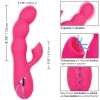 California Dreaming Oceanside Orgasm Pink Rabbit Vibrator With Clitoral Suction 