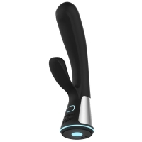 Kiiroo OhMiBod Black Fuse Interactive Rabbit Vibrator