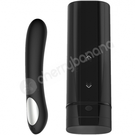 Kiiroo Onyx+ Interactive Masturbator & Black Pearl 2 Vibrator Couples Set