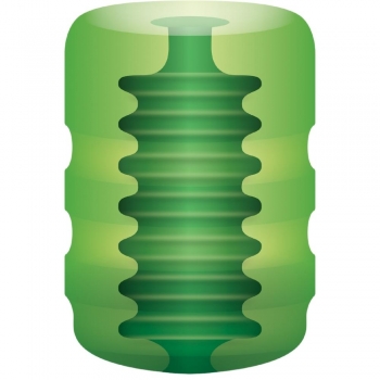 Zolo Original Pocket Green Mini Ribbed Stretchy Stroker