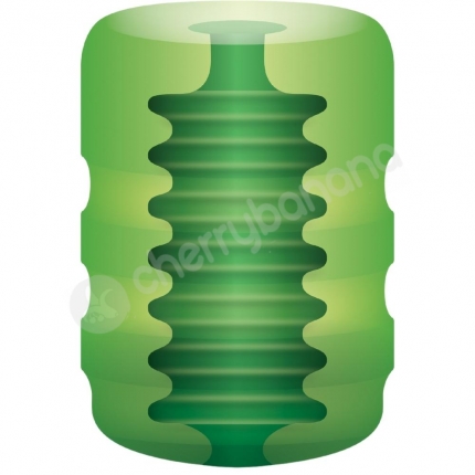 Zolo Original Pocket Green Mini Ribbed Stretchy Stroker