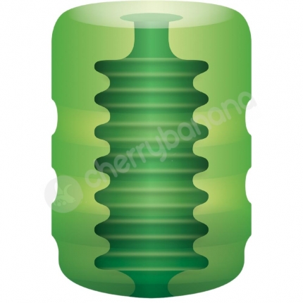 Zolo Original Pocket Green Mini Ribbed Stretchy Stroker Zolo Original Pocket Green Mini Ribbed Stretchy Stroker