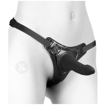Ouch Black Pleasure Strap-on