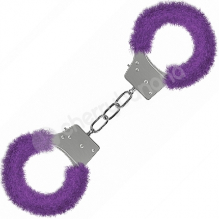Ouch Purple Beginner's Furry Handcuffs