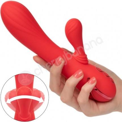 California Dreaming Palisades Passion Heated Vibrator With Side to Side Clit Stimulation