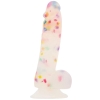 Addiction Party Marty 7.5" Frost Confetti Silicone Dildo