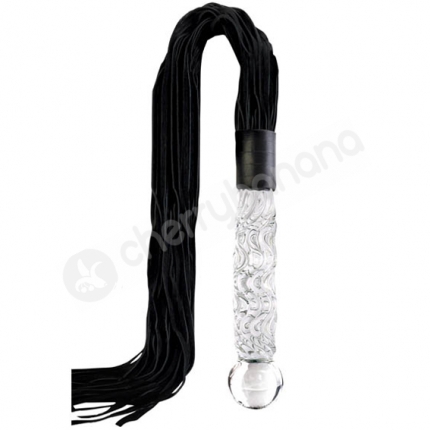 Icicles #38 Glass/Leather Flogger Icicles #38 Glass/Leather Flogger