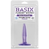 Basix Rubber Works Purple Mini Butt Plug