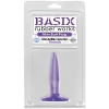 Basix Rubber Works Purple Mini Butt Plug