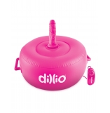 Dillio Pink Vibrating Inflatable Hot Seat