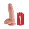 King Cock Flesh 7'' Cock With Balls