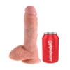 King Cock Flesh 8'' Cock With Balls