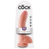 King Cock Flesh 9'' Cock With Balls