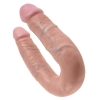 King Cock Flesh U-shaped Medium Double Trouble Dildo