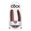 King Cock Brown U-shaped Large Double Trouble Dildo