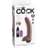 King Cock Brown 9'' Squirting Cock With Balls