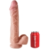 King Cock + Flesh 12'' Dual Density Cock With Balls