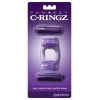 Fantasy C-ringz Purple Duo-Vibrating Super Cock Ring