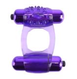 Fantasy C-ringz Purple Duo-Vibrating Super Cock Ring