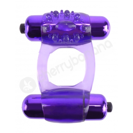 Fantasy C-ringz Purple Duo-Vibrating Super Cock Ring Fantasy C-ringz Purple Duo-Vibrating Super Cock Ring